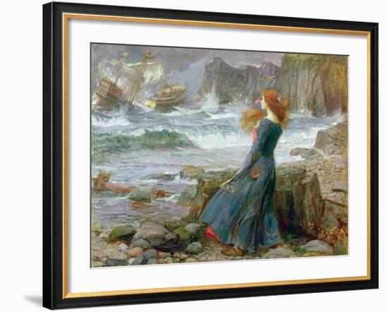 Miranda, 1916-John William Waterhouse-Framed Giclee Print