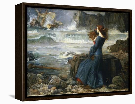 Miranda - the Tempest, 1916-John William Waterhouse-Framed Premier Image Canvas