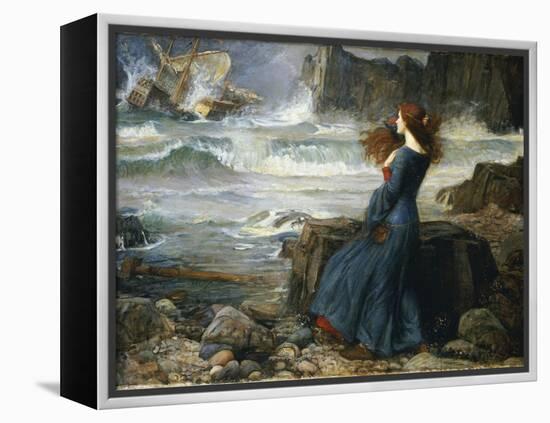 Miranda - the Tempest, 1916-John William Waterhouse-Framed Premier Image Canvas