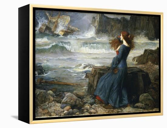 Miranda - the Tempest, 1916-John William Waterhouse-Framed Premier Image Canvas