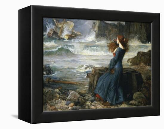 Miranda, the Tempest, 1916-John William Waterhouse-Framed Premier Image Canvas