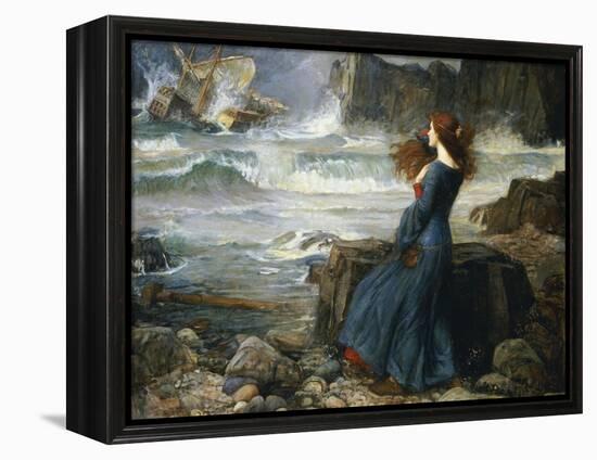 Miranda, the Tempest, 1916-John William Waterhouse-Framed Premier Image Canvas