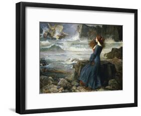 Miranda, the Tempest, 1916-John William Waterhouse-Framed Giclee Print
