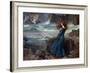 Miranda - the Tempest (Shakespeare) - Peinture De John William Waterhouse, (1849-1917), 1916 - Oil-John William Waterhouse-Framed Giclee Print