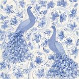 Peacock Garden III BW-Miranda Thomas-Art Print