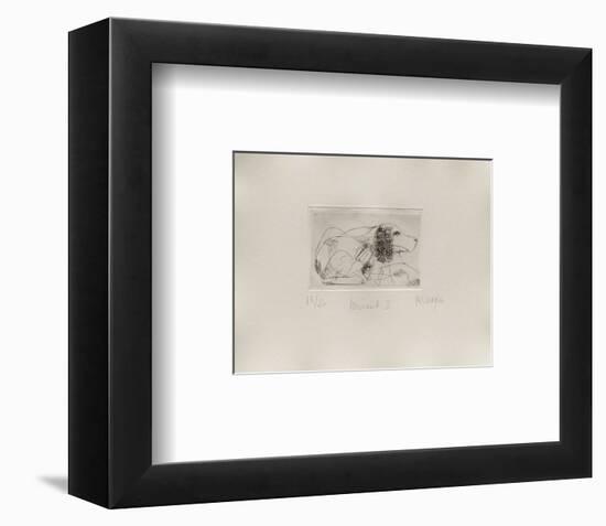 Miraut I-Jean Messagier-Framed Limited Edition