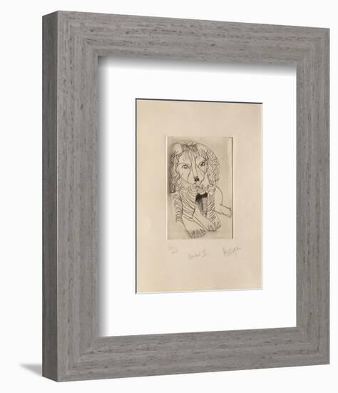 Miraut IV-Jean Messagier-Framed Limited Edition