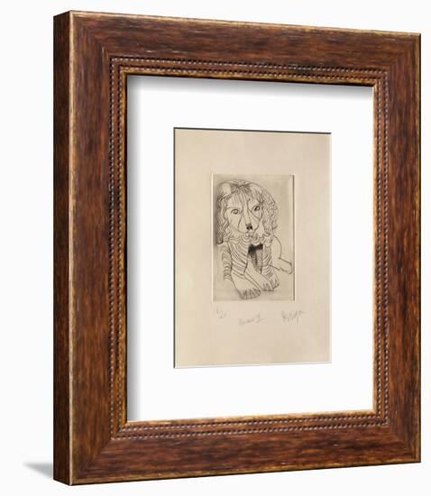 Miraut IV-Jean Messagier-Framed Limited Edition