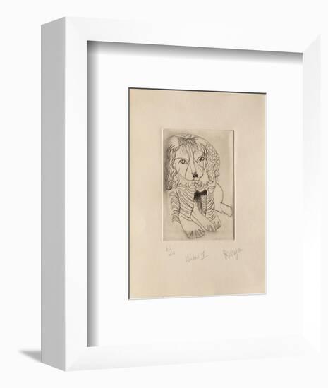 Miraut IV-Jean Messagier-Framed Limited Edition