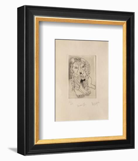 Miraut IV-Jean Messagier-Framed Limited Edition