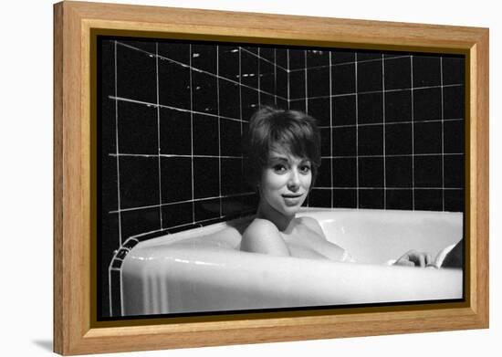 Mireille Darc in Her Bath, 1966-DR-Framed Premier Image Canvas