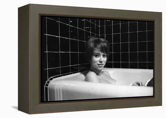 Mireille Darc in Her Bath, 1966-DR-Framed Premier Image Canvas