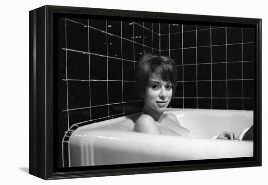 Mireille Darc in Her Bath, 1966-DR-Framed Premier Image Canvas