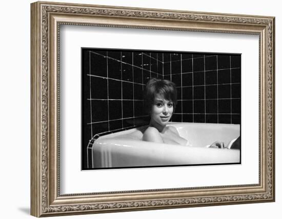 Mireille Darc in Her Bath, 1966-DR-Framed Photographic Print