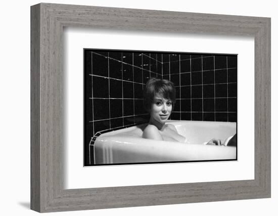 Mireille Darc in Her Bath, 1966-DR-Framed Photographic Print