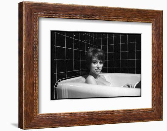 Mireille Darc in Her Bath, 1966-DR-Framed Photographic Print