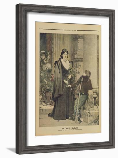 Mireille, from the Illustrated Supplement of 'Le Petit Journal', 18th November 1893-Pierre-Auguste Cot-Framed Giclee Print