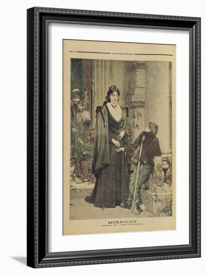 Mireille, from the Illustrated Supplement of 'Le Petit Journal', 18th November 1893-Pierre-Auguste Cot-Framed Giclee Print