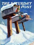 "Mailboxes in Snow," December 27, 1941-Miriam Tana Hoban-Giclee Print