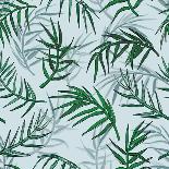Leaf Pattern with Tropical Plants-Mirifada-Art Print
