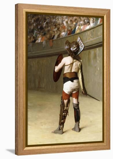 Mirmillon - a Gallic Gladiator-Jean Leon Gerome-Framed Premier Image Canvas