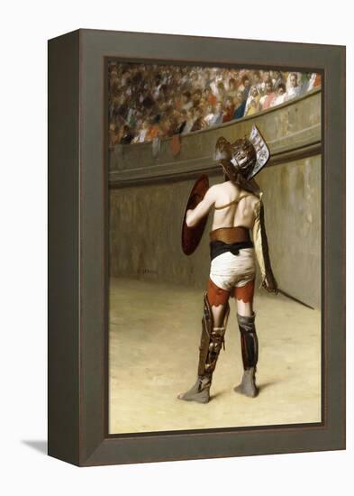 Mirmillon - a Gallic Gladiator-Jean Leon Gerome-Framed Premier Image Canvas