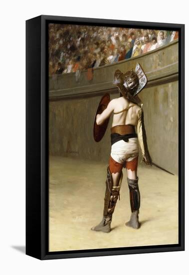 Mirmillon - a Gallic Gladiator-Jean Leon Gerome-Framed Premier Image Canvas