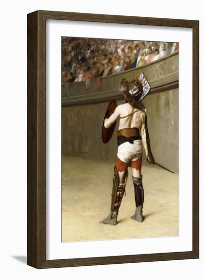 Mirmillon - a Gallic Gladiator-Jean Leon Gerome-Framed Giclee Print