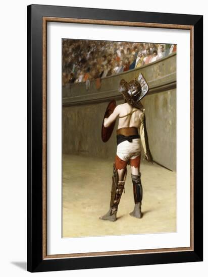 Mirmillon - a Gallic Gladiator-Jean Leon Gerome-Framed Giclee Print