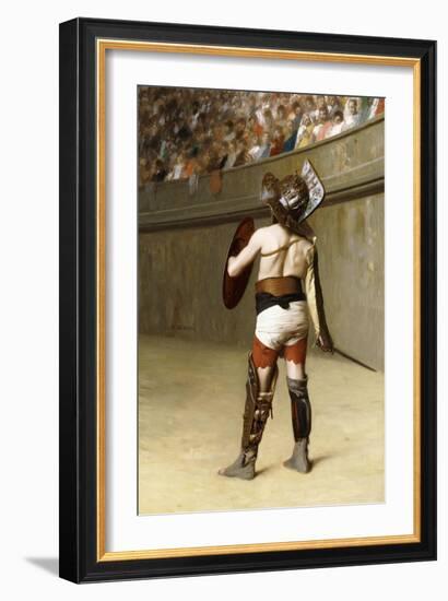 Mirmillon - a Gallic Gladiator-Jean Leon Gerome-Framed Giclee Print