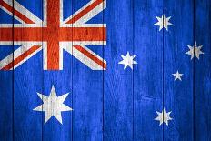 Australia Flag-Miro Novak-Art Print