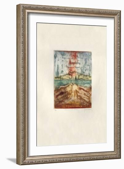 Miroir de la dune-René Carcan-Framed Collectable Print