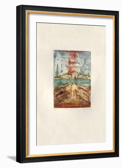 Miroir de la dune-René Carcan-Framed Collectable Print