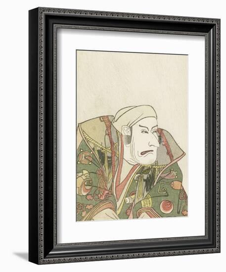 Miroirs des acteurs de kabuki (yakusha awase kagami)-Utagawa Toyokuni-Framed Giclee Print