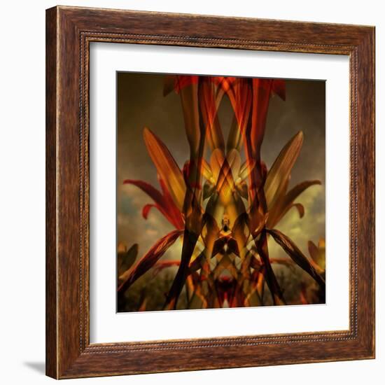 Mirror floral III-Jean-François Dupuis-Framed Art Print