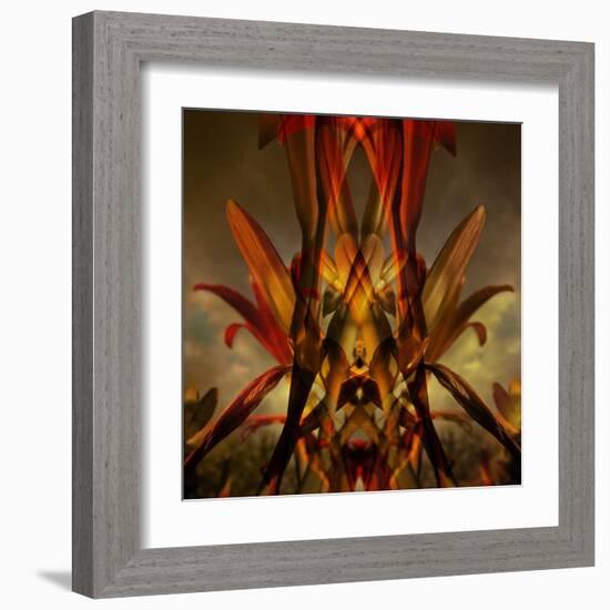 Mirror floral III-Jean-François Dupuis-Framed Art Print