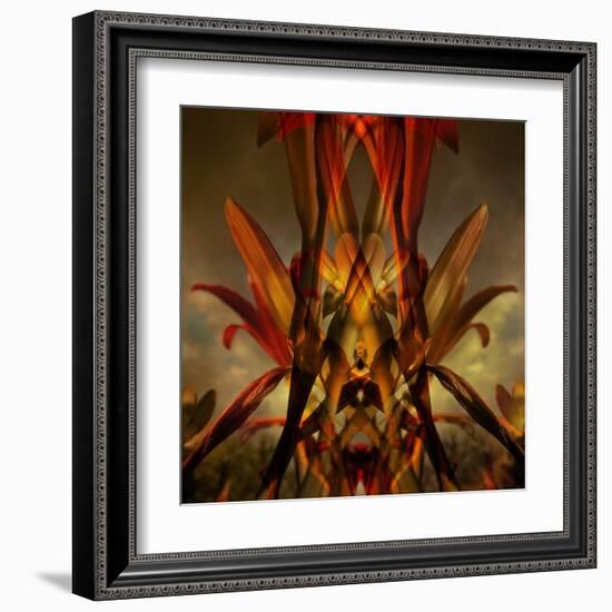 Mirror floral III-Jean-François Dupuis-Framed Art Print