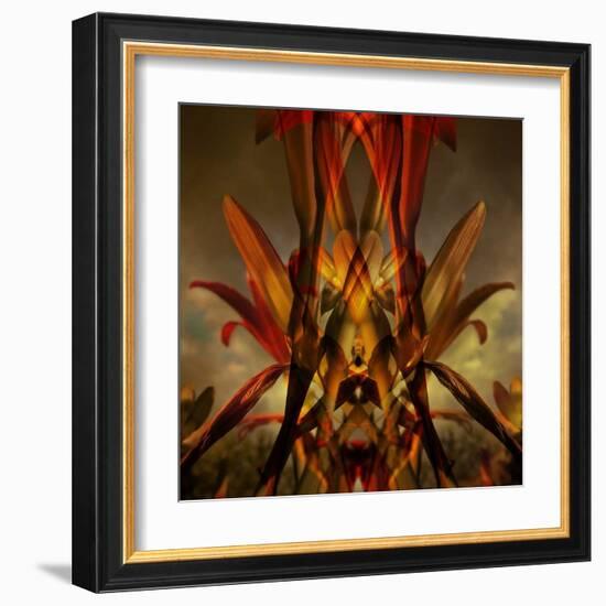 Mirror floral III-Jean-François Dupuis-Framed Art Print