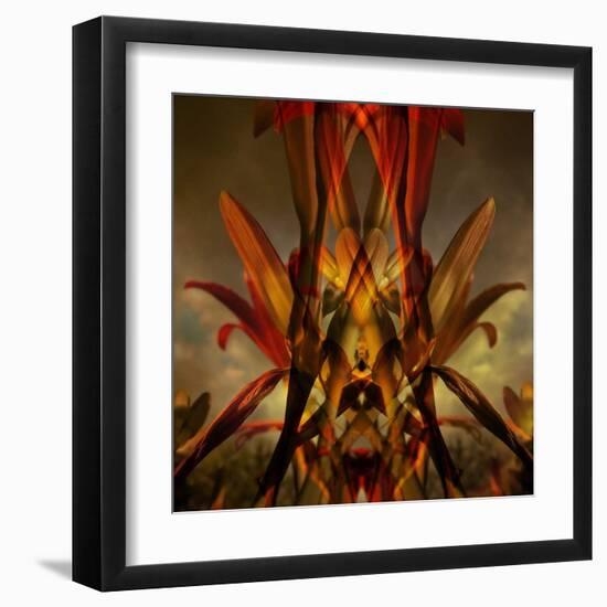 Mirror floral III-Jean-François Dupuis-Framed Art Print