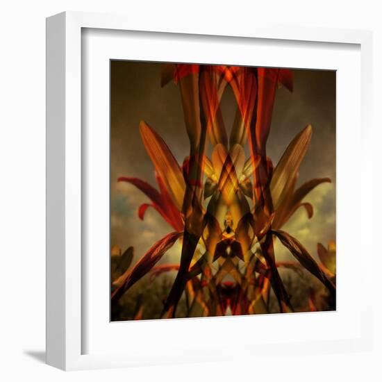 Mirror floral III-Jean-François Dupuis-Framed Art Print