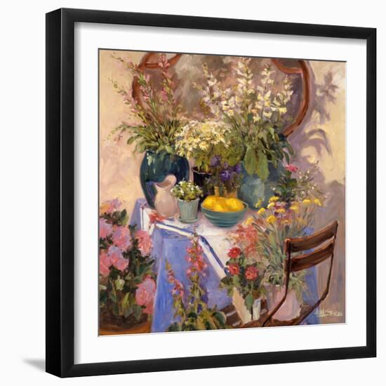 Mirror Flowers-Allayn Stevens-Framed Premium Giclee Print