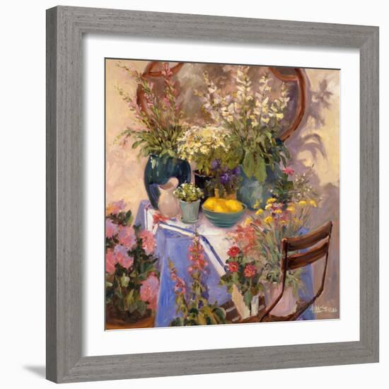 Mirror Flowers-Allayn Stevens-Framed Art Print