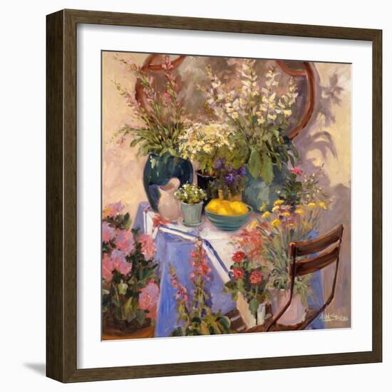 Mirror Flowers-Allayn Stevens-Framed Art Print