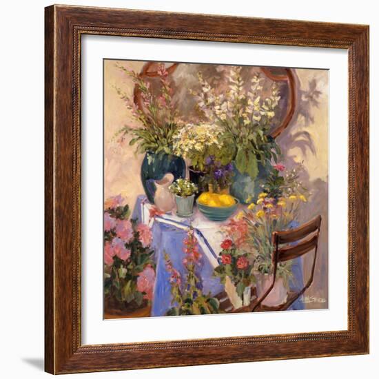 Mirror Flowers-Allayn Stevens-Framed Art Print