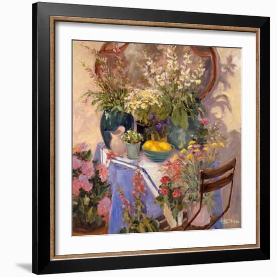 Mirror Flowers-Allayn Stevens-Framed Art Print