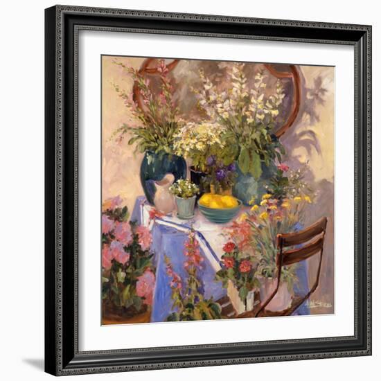 Mirror Flowers-Allayn Stevens-Framed Art Print