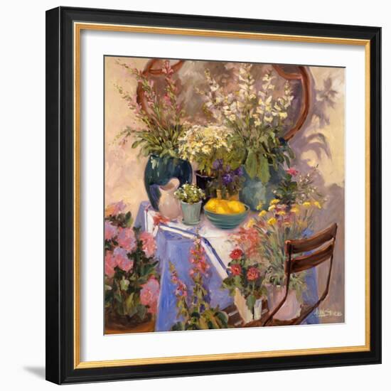 Mirror Flowers-Allayn Stevens-Framed Art Print