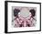 Mirror Geisha-Abstract Graffiti-Framed Giclee Print