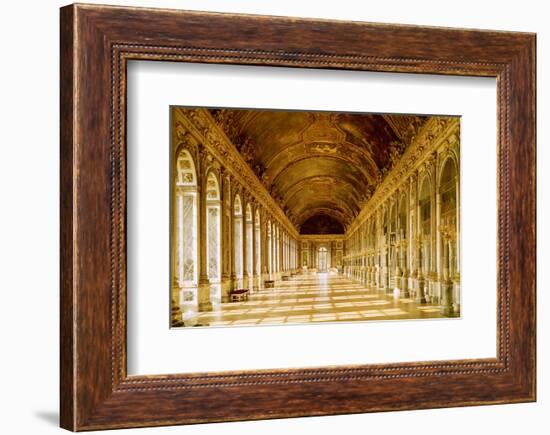 Mirror Hall Palace Versailles-null-Framed Art Print