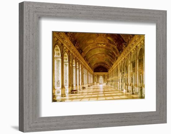 Mirror Hall Palace Versailles-null-Framed Art Print